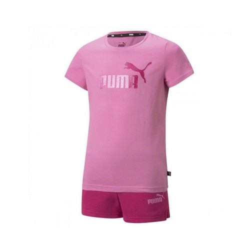 Puma logo tee shorts - puma,
