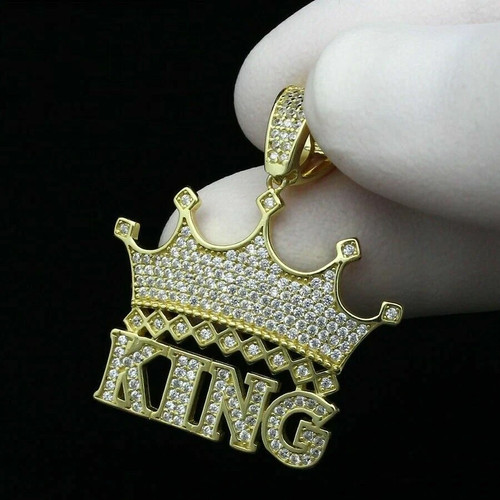 Ciondolo corona diamante - ciondolo,