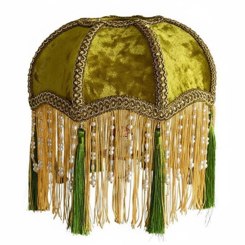 Paralume con frange stile - con,