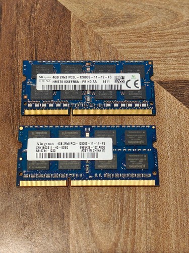 Kit 2x4 ddr3 pc3l - gb,