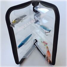 scatola porta artificiali astuccio contenitore minnow rapala cucchiaini pesca 
