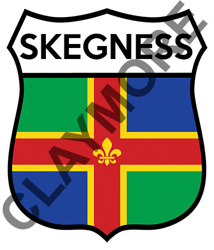 Adesivo auto skegness - adesivo,