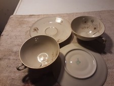 2 TAZZE + PIATTINI PORCELLANA