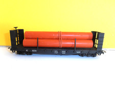 RIVAROSSI HO N:19 "CARRO AMERICANO ILLINOIS CENTRAL TRASPORTO TUBI"BUONE CONDIZ