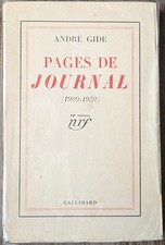 André Gide : Pages de journal