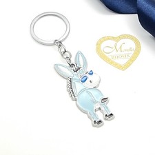 Portachiavi Napoli asinello azzurro portafortuna occhiali da sole scudetto