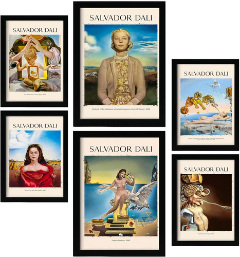 Poster set salvador dali - set,