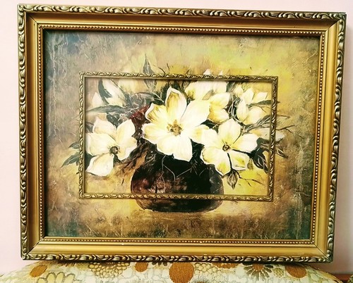 Quadro floreale vintage arte