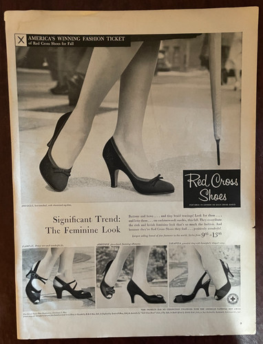 Scarpe croce rossa 1956 - 1956, stampa