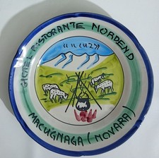 I148302 Piatto del buon ricordo - Hotel Ristorante Nordend - Macugnaga NO 1981