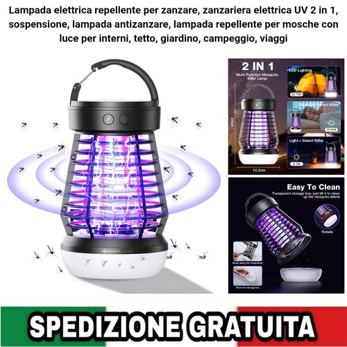 Lampada elettrica repellente