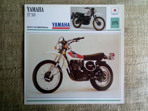 Scheda moto yamaha 500 - moto,