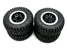 NUOVI pneumatici Traxxas 2wd Slash BFG terreno fango argento/nero ruote 12 mm Ford Raptor
