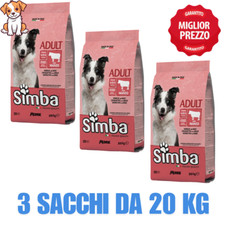 3 Sacchi Monge SIMBA Crocchette per CANI Adulti Manzo Sacco da 20 kg OFFERTA