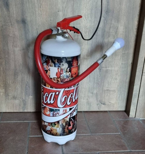 Lampada artigianale coca cola - artigianale, coca-cola