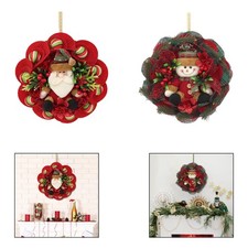 Ghirlanda di bambole natalizie