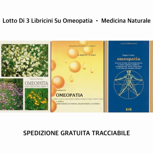 Lotto libri omeopatia - lotto, 3