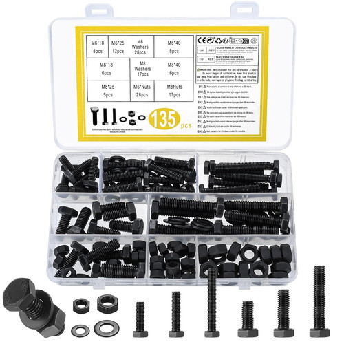 135 pezzi kit di bulloni - 135,