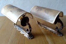 Coppia applique in ottone