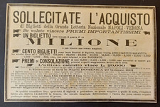 Pubblicità grande lotteria