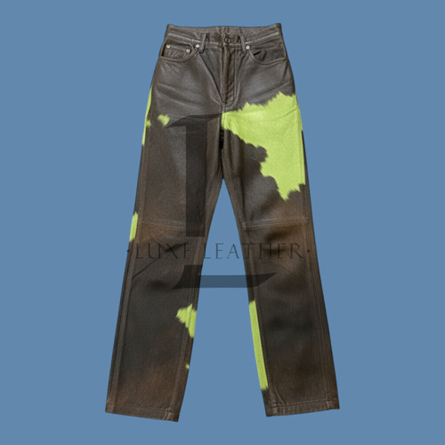 Pantaloni pelle agnello - in, di