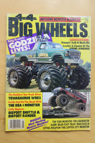 Big wheels 4x4 monster truck - big,