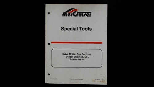 Mercruiser special tools - mercruiser,