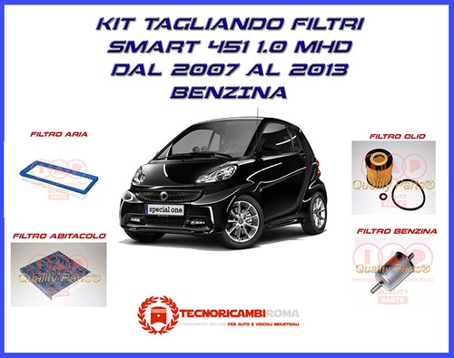 Kit filtri tagliando smart - tagliando,