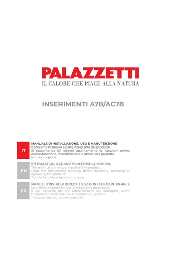 Manuale installazione uso - installazione, e