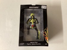 Modellino Minichamps 1:12 figurina Valentino Rossi Valencia test 2010 scatola originale nuova!