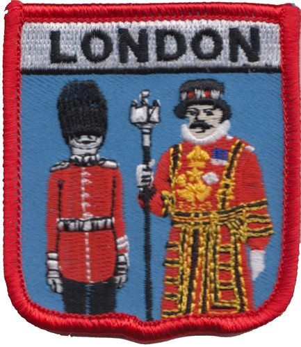 Toppa ricamata london - toppa,