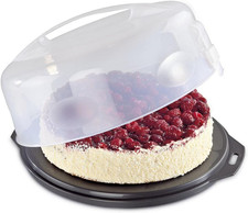 Contenitore per Torte, Plastica, Trasparente, Ø 31,5 Cm