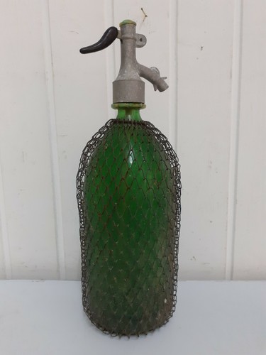 Bottiglia verde seltz - verde,