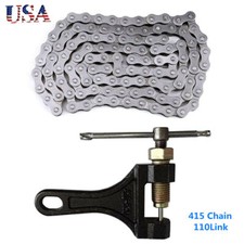 415 Chain 110links+ Breaker