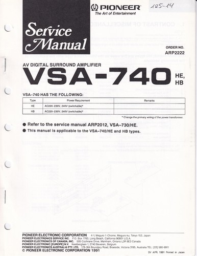 Manuale servizio per - di,