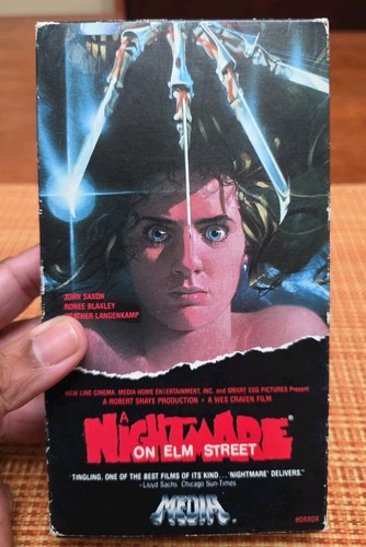 Nightmare elm street vhs - a,