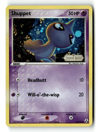 Pokemon card shuppet - pokemon, reverse