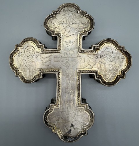 Croce reliquiario argento - , 84