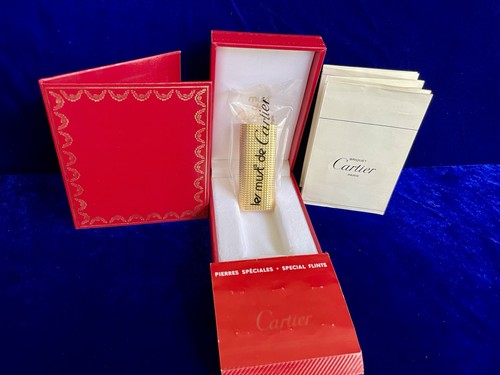 Accendino cartier vintage oro - cartier,