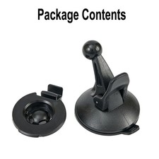 1pc Plastica Nera For-Garmin-Nuvi 65 66 67 68 2517/C255 Ventosa Supporto Porta