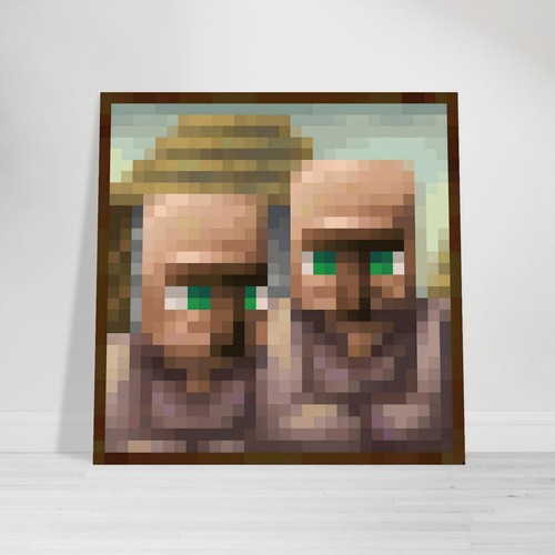 Quadro minecraft umili - quadro,