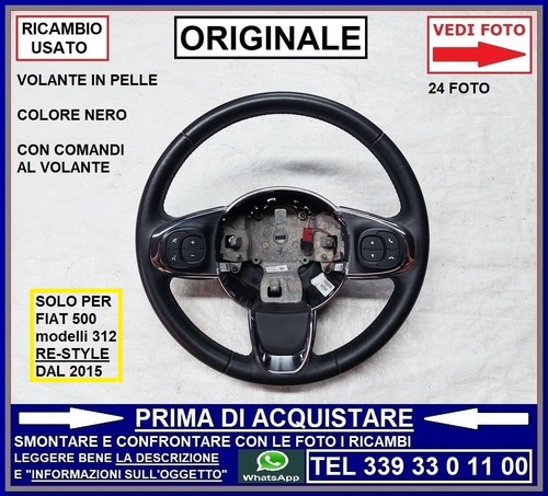 Volante sterzo pelle - sterzo,
