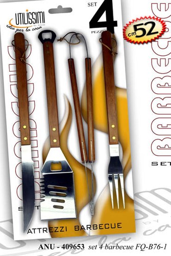 Set attrezzi barbecue - set,