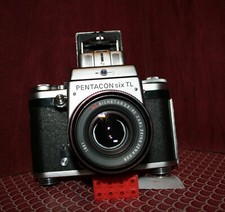 PENTACON SIX TL, obiettivo MC, funzionante, tendina perfetta