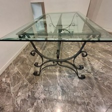 Tavolo ferro battuto pieno - in,