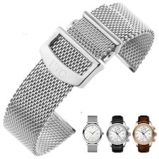 Cinturino maglia argento per