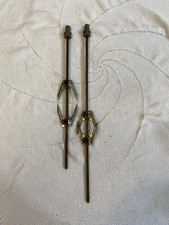 2 Forchette snodate Girarrosto 38,5 & 47 cm – Spit Forks Vintage BBQ/Pollo