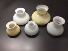 Vetri di ricambio per lampade ad olio bianco champagne vetro petrolio paralumi