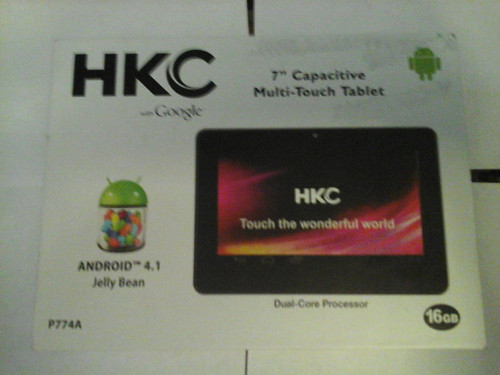 Hkc p774a tablet - hkc, capacitivo