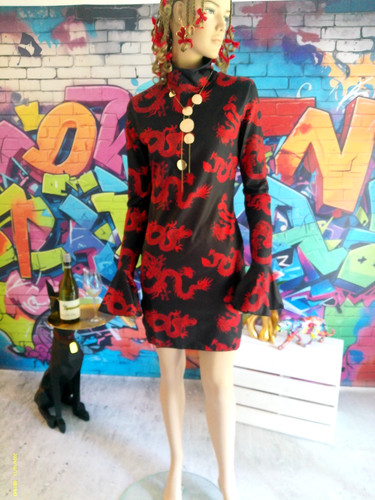 Abito corto donna design - abito, da